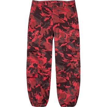 Supreme Cargo Pant Pantolon Kırmızı Camo | TR394KI