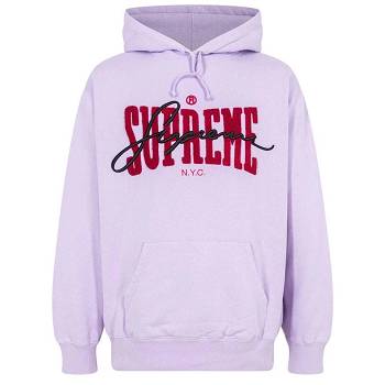 Supreme Chenille Kapüşonlu Sweatshirt Beyaz | TR486YU