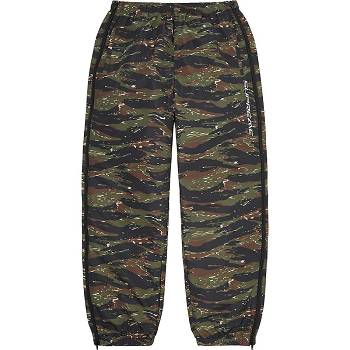 Supreme Full Zip Baggy Warm Up Pant Pantolon Yeşil Camo | TR428MA