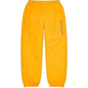 Supreme Full Zip Baggy Warm Up Pant Pantolon Sarı | TR429QZ