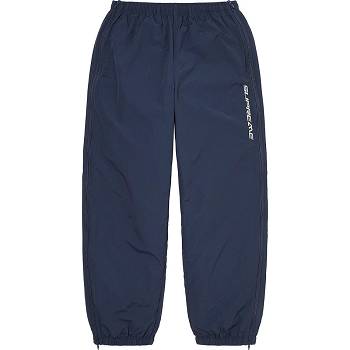 Supreme Full Zip Baggy Warm Up Pant Pantolon Lacivert | TR430WY