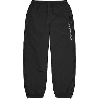 Supreme Full Zip Baggy Warm Up Pant Pantolon Siyah | TR432RW
