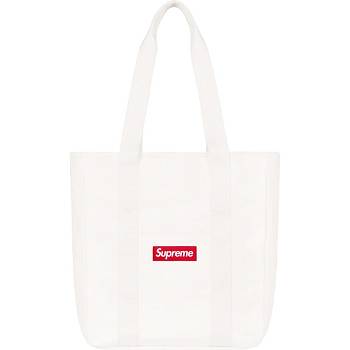 Supreme Kanvas Tote Çanta Beyaz | TR168MA