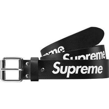 Supreme Repeat Deri Belt Kemer Siyah | TR162ZG