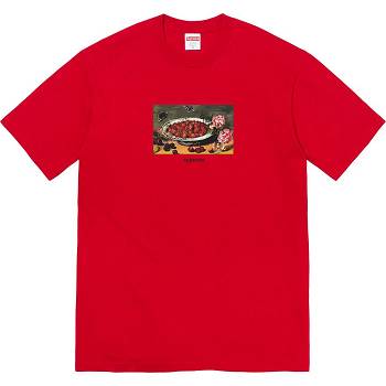 Supreme Strawberries Tee Tişört Kırmızı | TR252YU